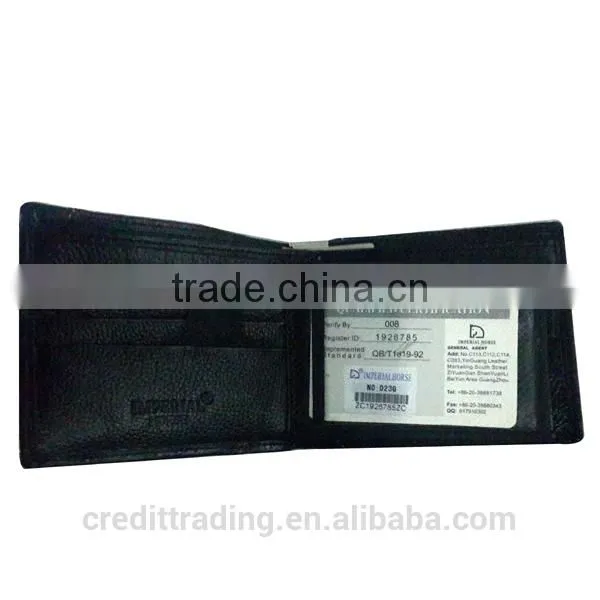 high quality vintage leather men business wallets
