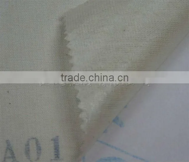 A01 cotton knitting fabric with hot-melt flat adhesive