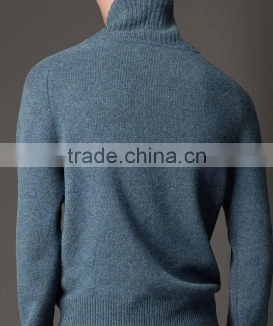 2014 Men's fashion neck cashmere sweater