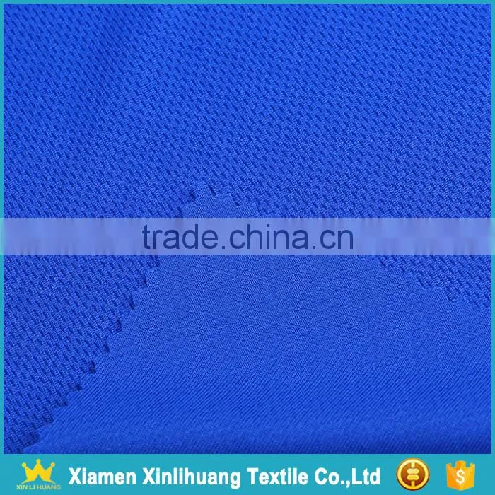 High Quality Knitting Breathable 100% Polyester Bird Eye Mesh Fabric for Sport Clothing