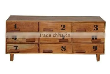 Retro Wooden Wardrobe