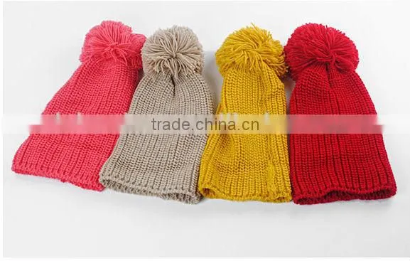 fashion computer knitted beret hats in white majored producer factory