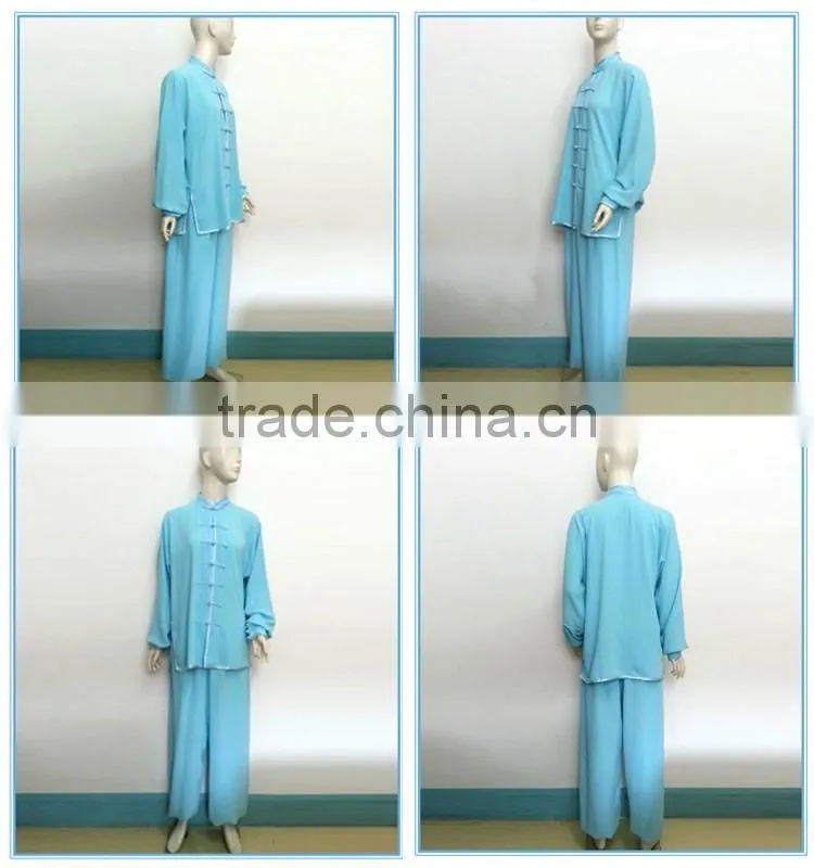 Factory price OEM unisex cotton tai chi Kongfu uniform suit art uniform Chinese Kongfu uniform
