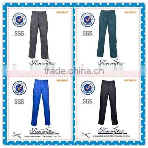 Sunnytex design 2014 OEM womens baggy cargo pant plus size practical