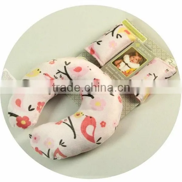 fuzzy baby stroller pillow baby neck pillow