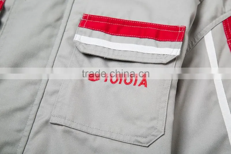 100% cotton anti-shrunk vehicle maintenance workers uniform workwear product type