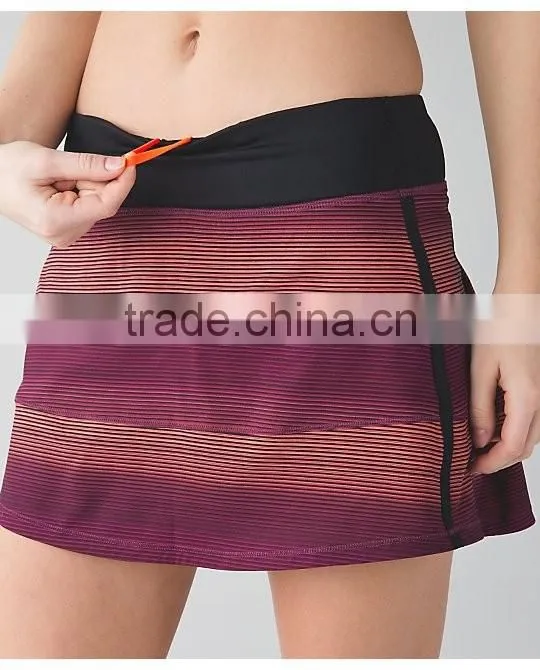 2016Fashion Cheap Sexy Running Tennis Skirt Women Badminton Wear Sportswear Tennis Skirt