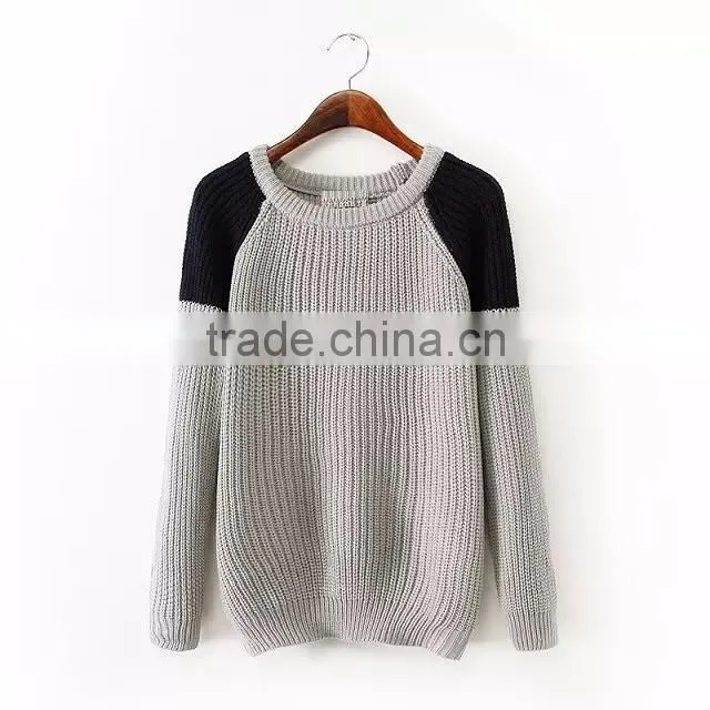 Newest Designs Girls Stylish Knitted Pullover Sweater