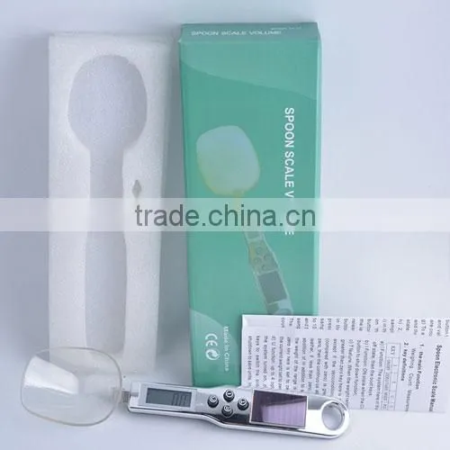 Solar Energy Kitchen Spoon Scale 300 g / 0.1 Measuring Spoon Scale Domestic Kitchen Scale/Soup Spoon