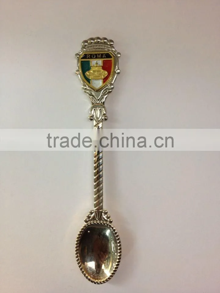 Popular Beautiful Metal Spoon Keychain for Souvenir