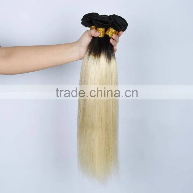 Alibaba hot sale 7A grade 8-30inch 1B/613 two tone braiding hair