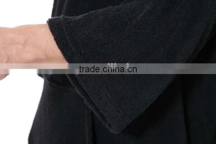 Towel fabric hoodies bathrobe adult poncho xxl adult poncho