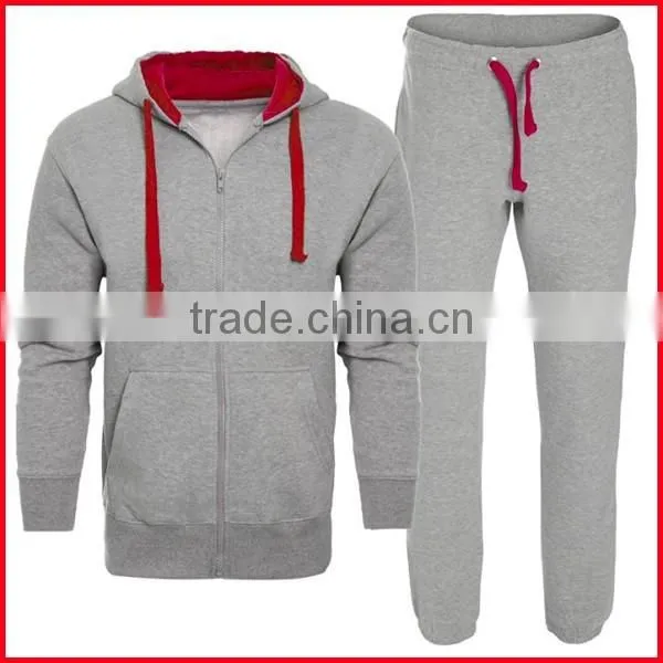 China custom training & jogging wear /men hoodies and pants tracksuit/custom men sport wear tracksuit H-1774