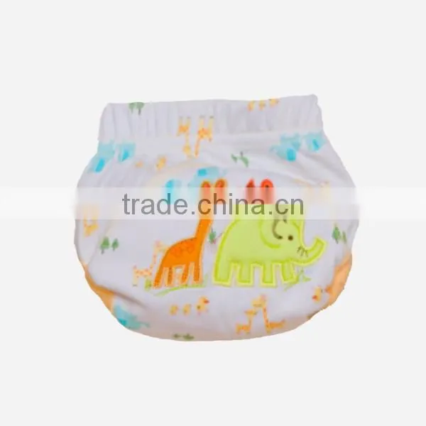 cartoon pattern waterproof baby diaper cloth