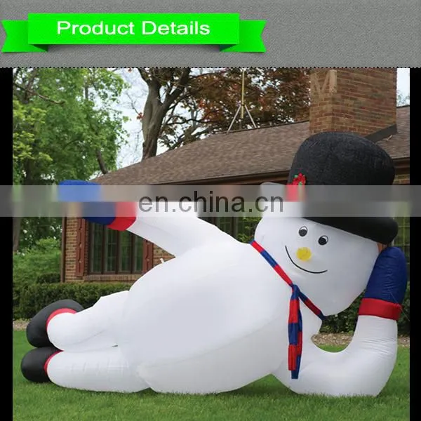 Outdoor inflatable christmas snowman for decoration