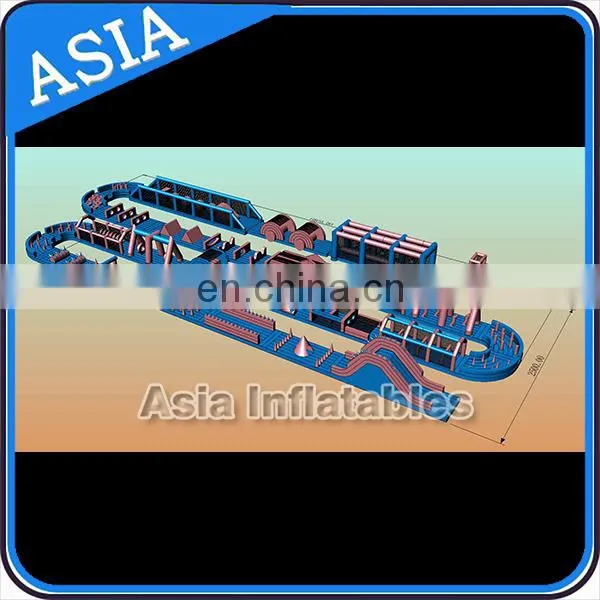 Factory outlet commercial grade outdoor inflatable obstacle course equipment for kids