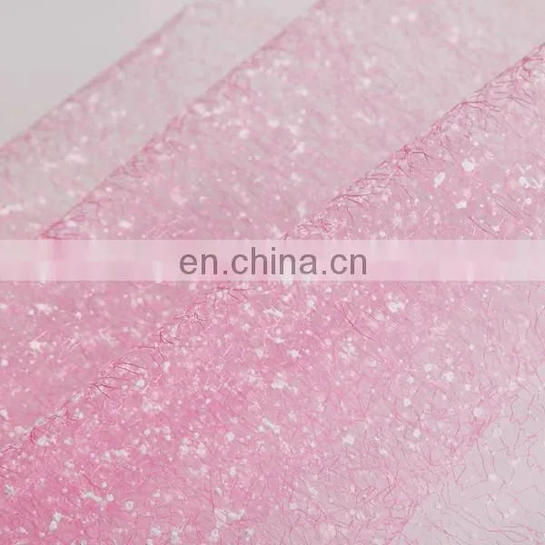 2015 Hot Sale Wedding Decoration Various Design Droping White Foam Mesh Fabric