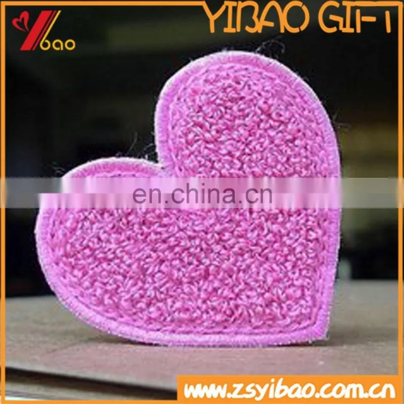 Wholesale cheap custom chenille patch for jacket / clothing