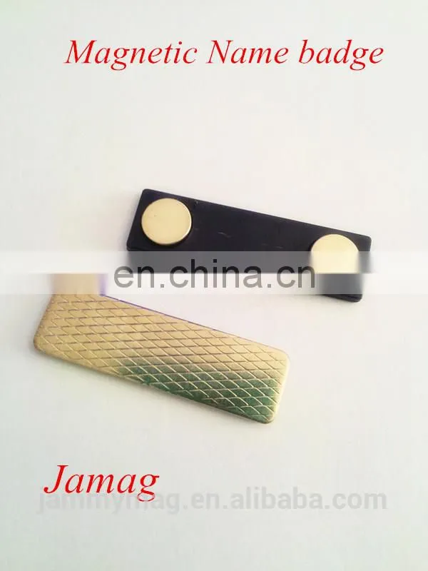 Plastic Name Badge/Tag with Pin Magnet