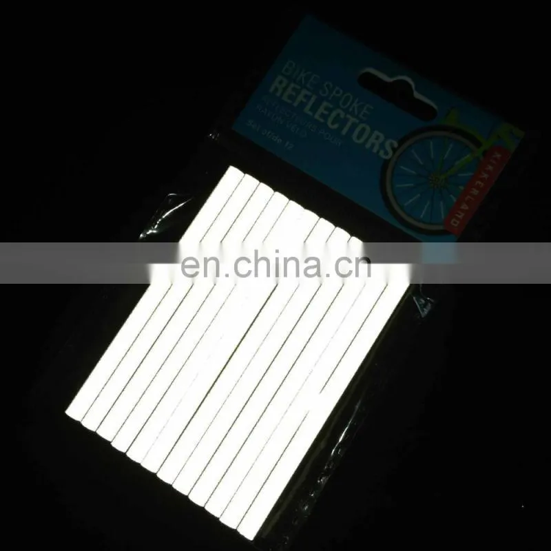 Bicycle reflective spoke