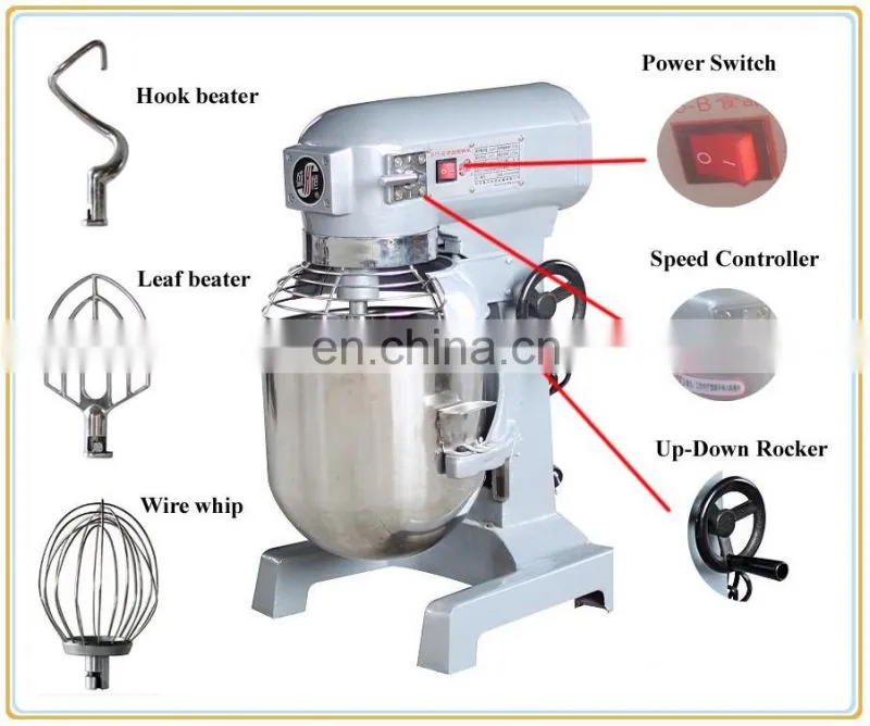RUDONG jiahua food machinery B15 15L Planetary Mixer Best Price
