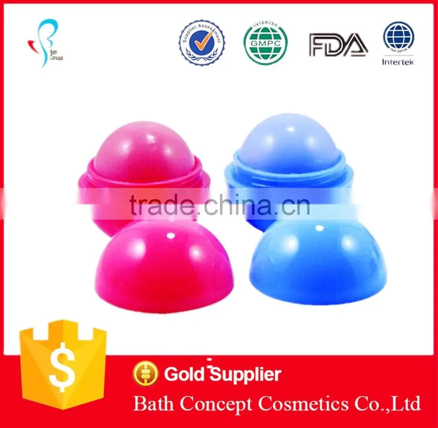 ball shaped cute lip balm gift set