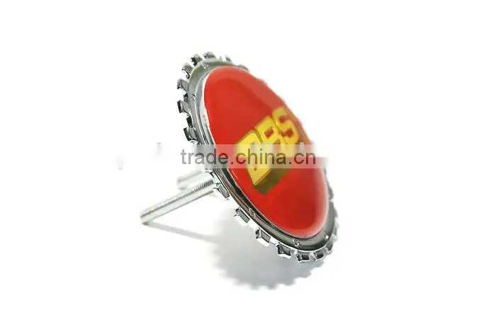2015 Newest Hot Sale Carbon Fiber BBS Red Grill Logo
