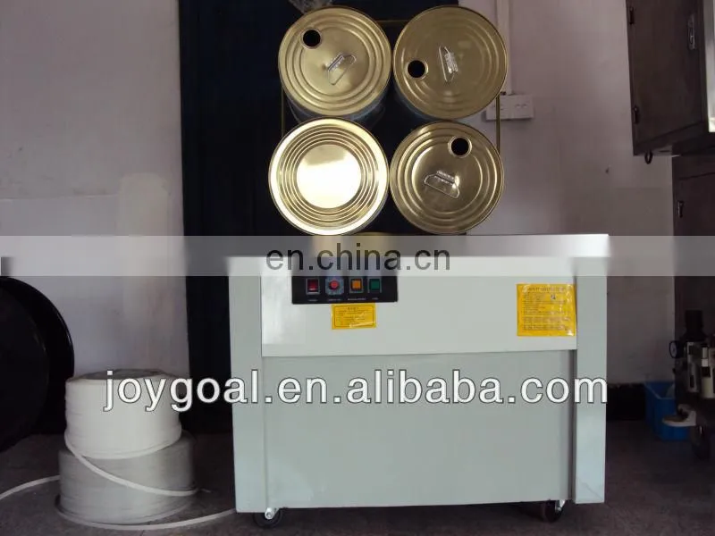 Shanghai Semi Auto Packaging Vegetable/sausages/snack strapping machine widely used