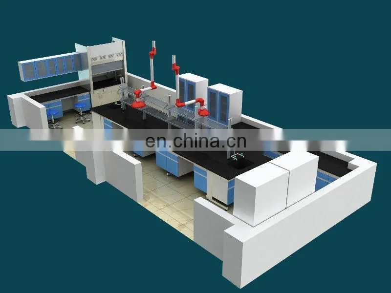 CE ISO14001 Wood-Steel Laboratory Bench Table laboratory workbench laboratory electronic workbench