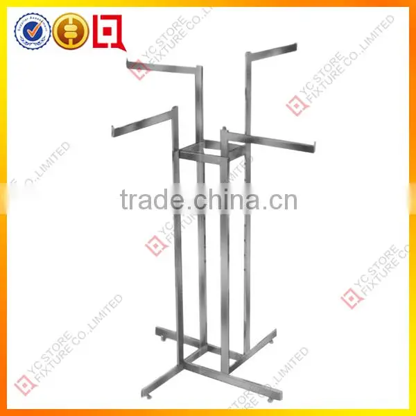 4-way floor standing bag display rack