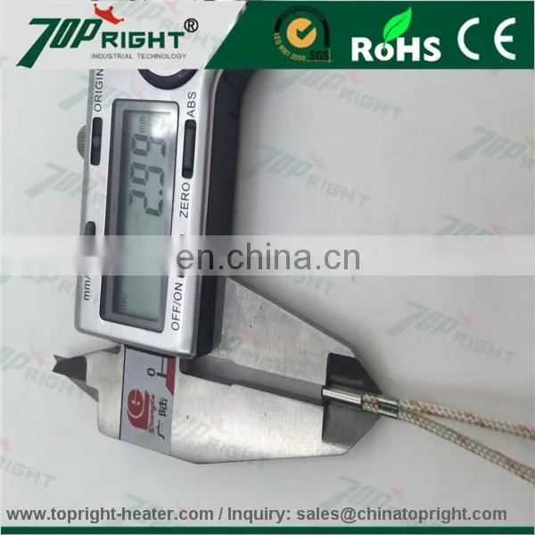Simple Flanged Armored RTD PT100 Temperature Sensor for Pipe, Food Machinery, Thermal Power