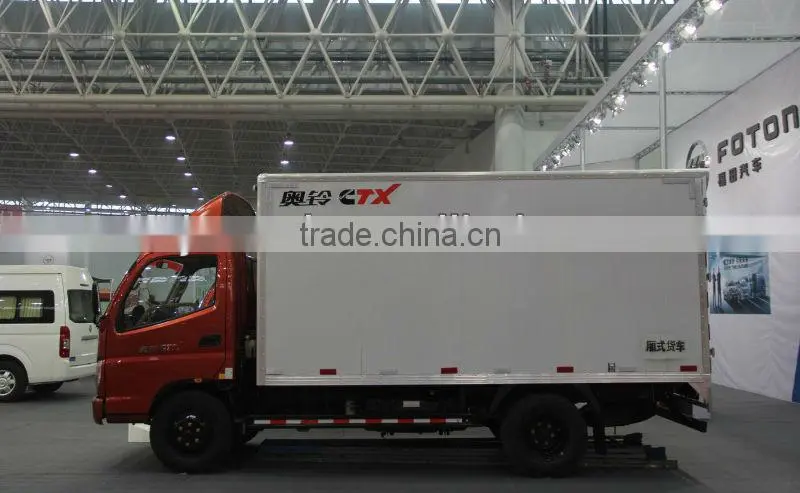 Foton Lovol engine cheap box trucks