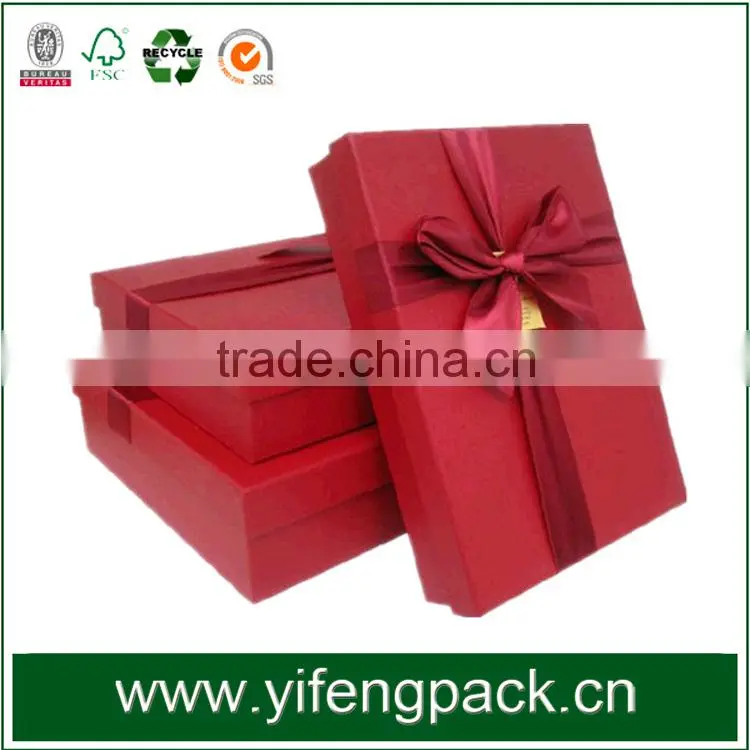 2014 paper box factory wholesale wedding dress packaging box
