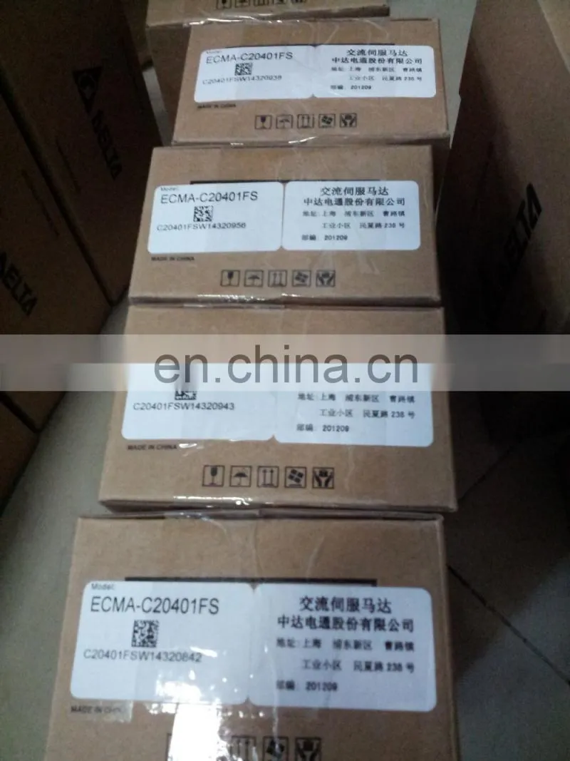 Delta AC Servo Motor ECMA-C20401FS VAC110 0.1KW 100W UL CE Genuine High Quality