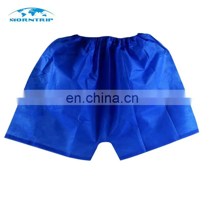 Sanitary Men's Disposable Polypropylene Boxers Underwear For Hotel Hygiene Use