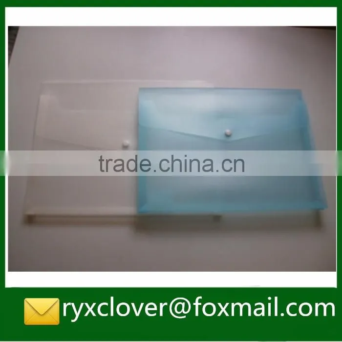 PP office stationery clear plastic document box