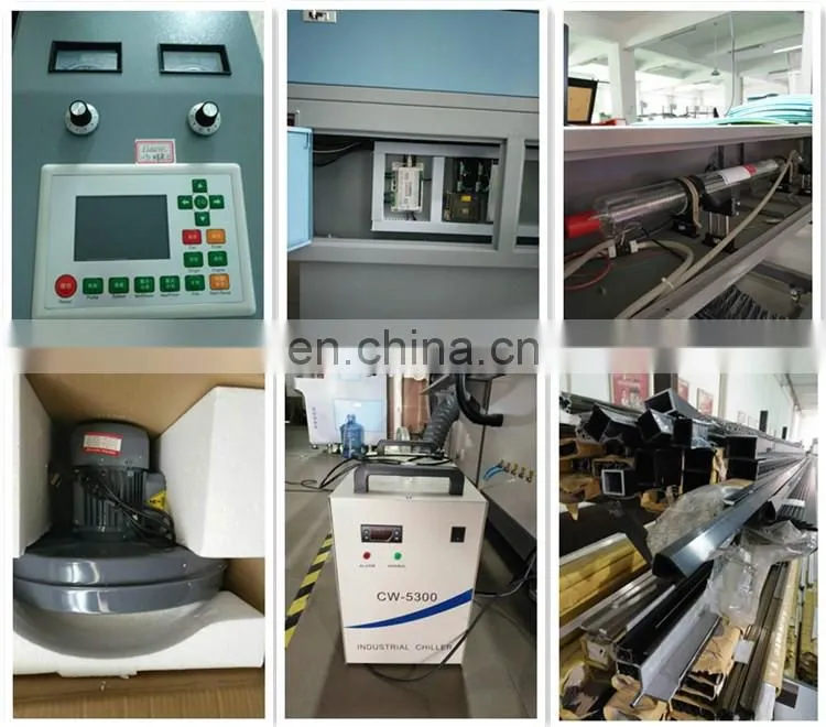 Laser Engraving and Cutting Machine ( 60*90cm,130*90cm,130*250cm, 80w/100w/150w,single /dual head)