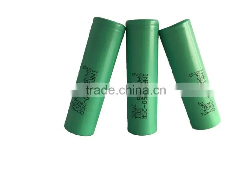 2016 Newest Samsung INR18650-25R energy variable voltage battery pack in china