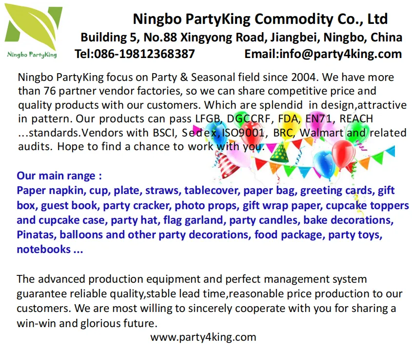 Ningbo PartyKing Commodity Co., Ltd company overview - view 1