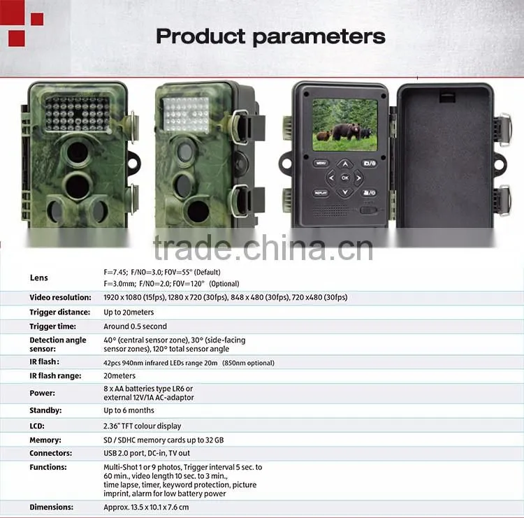 TC02 IR hunting video cameras for sales