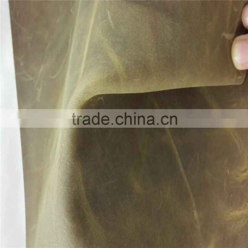 Cow split Crazy Horse Leather for vintage notebook