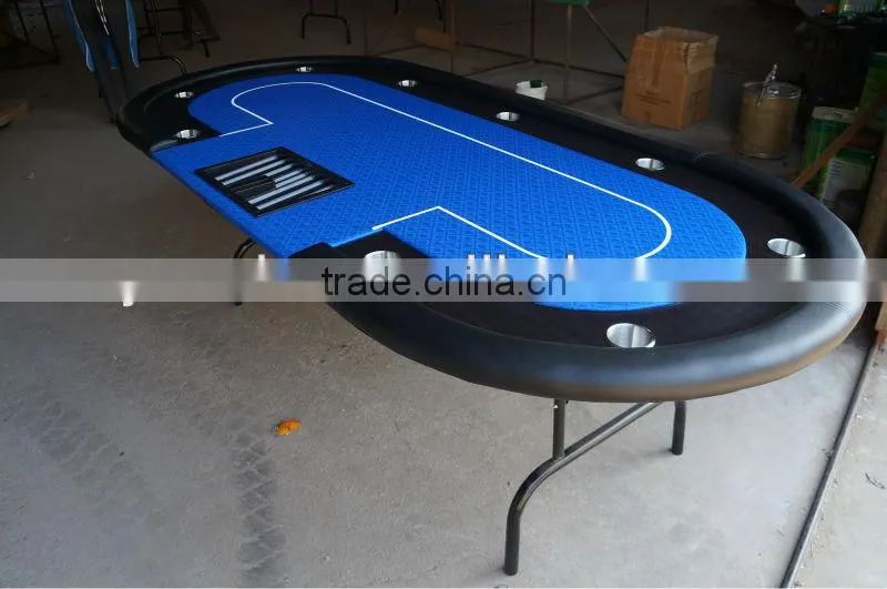 84"Texas Holdem Poker Table With High Speed Cloth