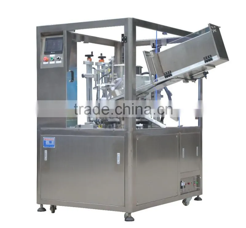 The Plastic Tubes And Plastic-Aluminum Laminated Tubes Filling And Sealing Machine