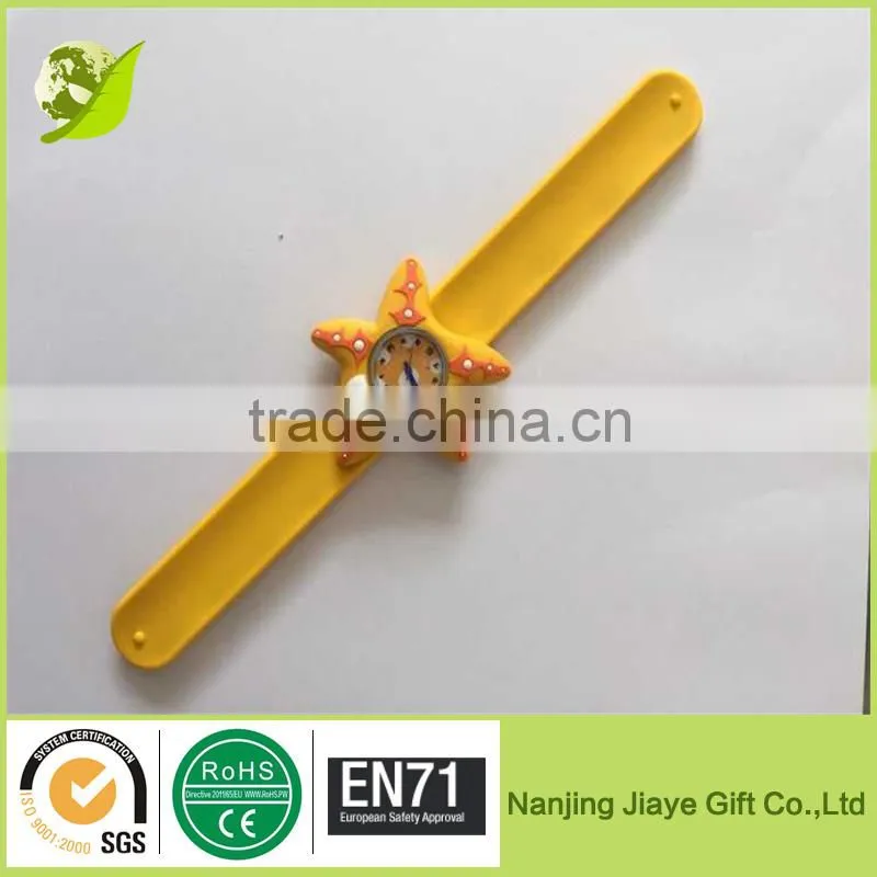 Fancy silicon rubber bracelet watch for child watch