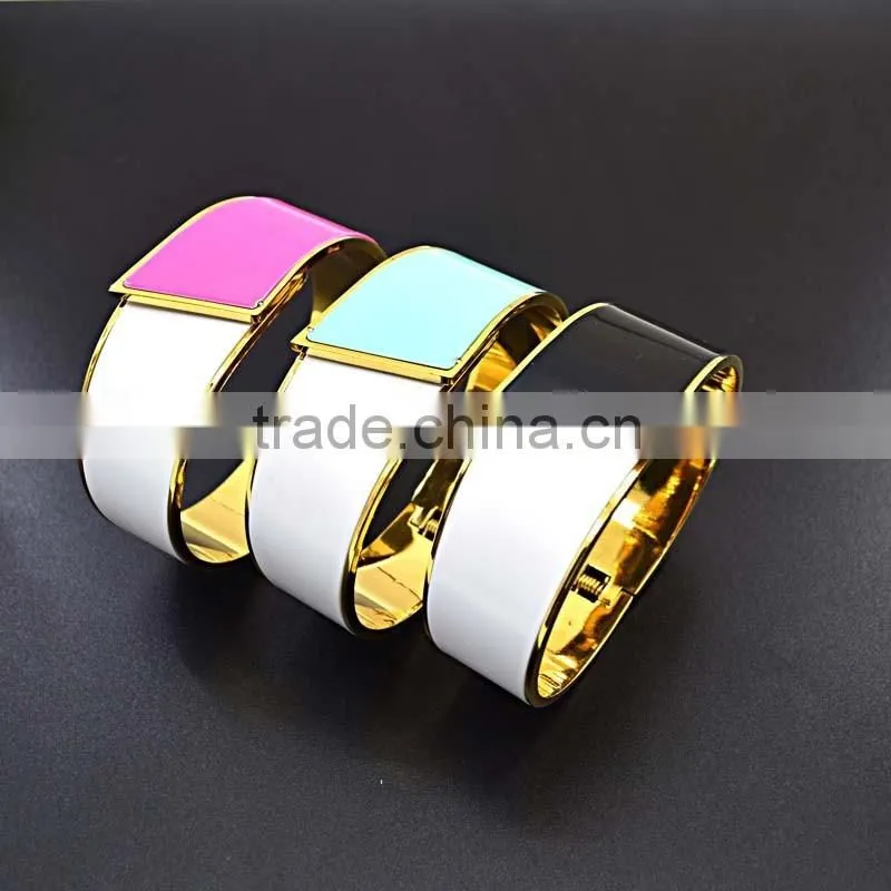 fashion bracelet Vacuum plating steel bulk sell bracelets and bangles
