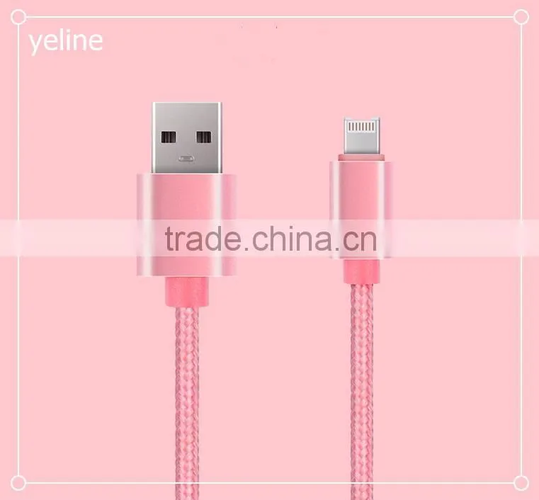 Dual sided differ OTG plug cotton weave cable for MOTO X/E/G