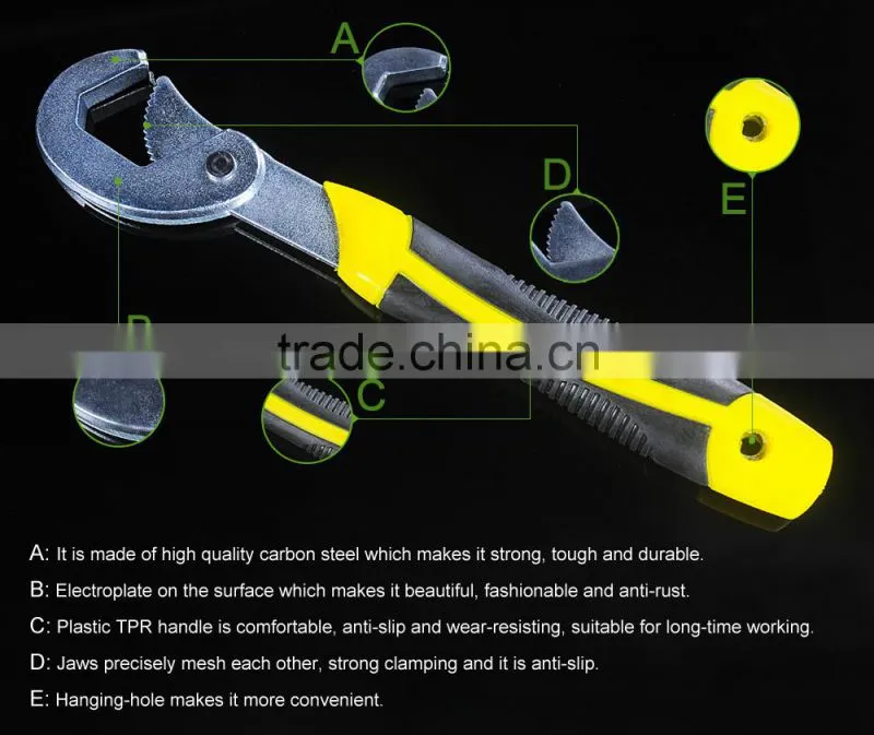 Cheap price Adjustable Snap N Grip On TV Universal Wrench Sets