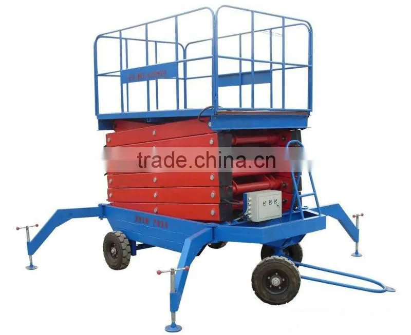 high-grade mobile scissor lift hot saled in dubai