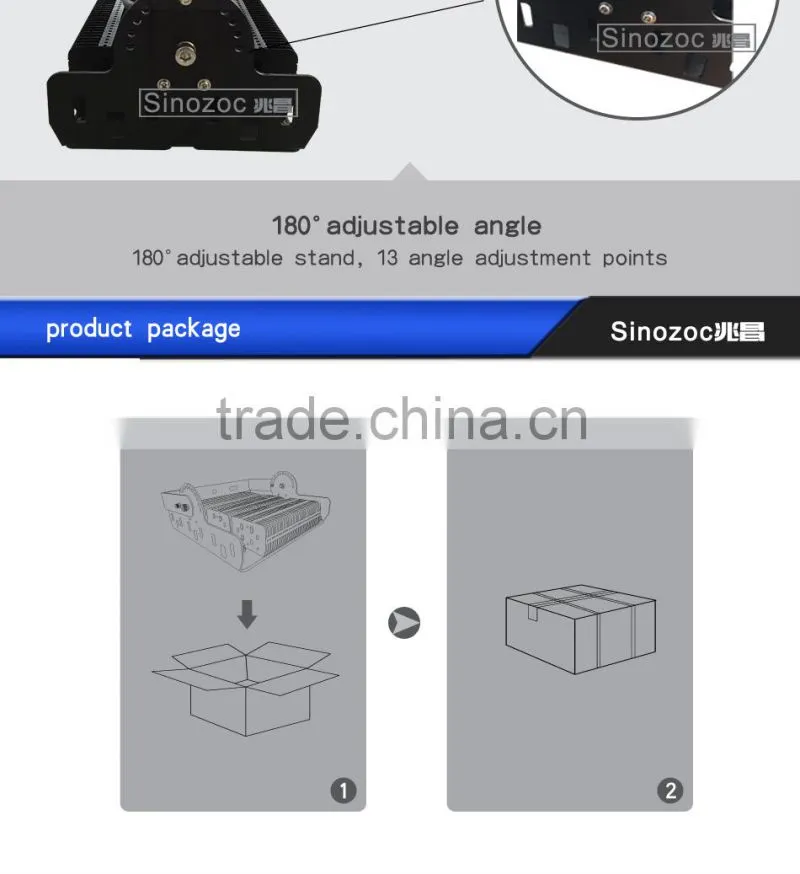 Sinozoc IP65 AC85-265V outdoor waterproof led tunnel light 200W led tunnel lamp 50W 100W 300W 150w led tunnel light