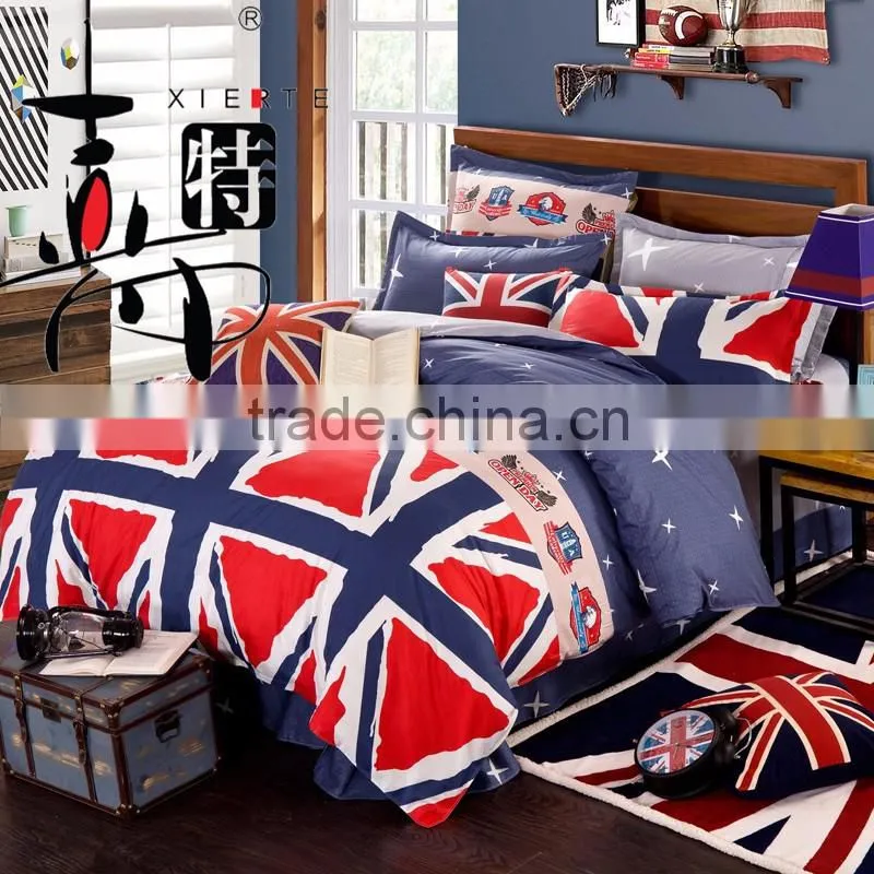 100% cotton reactive printed twill fabric cotton paint chinese bedding set bedding set